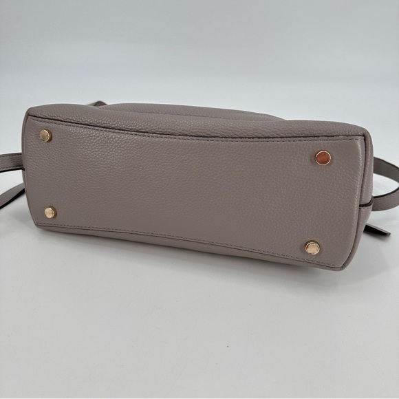 Kate Spade Abbott Small Gray Satchel Bag Crossbody Strap - Picture 7 of 11